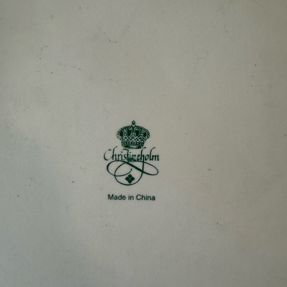 Vintage Christineholm Porcelain Rose Ruffled Edges Baking Dish 1970’s, 9.5”x1.5” - Picture 9 of 10